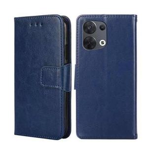 For OPPO Reno8 5G Crystal Texture Leather Phone Case(Royal Blue)