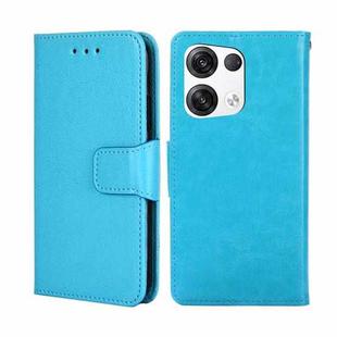 For OPPO Reno8 Pro+ 5G Crystal Texture Leather Phone Case(Light Blue)