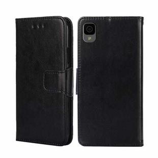 For TCL 30Z/T602DL Crystal Texture Leather Phone Case(Black)