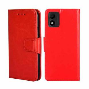 For TCL 303 Crystal Texture Leather Phone Case(Red)