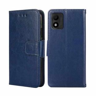 For TCL 303 Crystal Texture Leather Phone Case(Royal Blue)