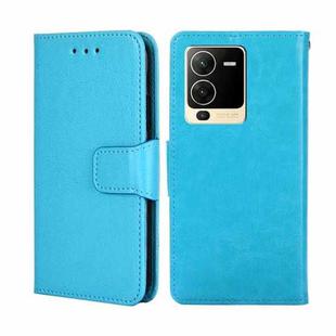 For vivo S15 5G Crystal Texture Leather Phone Case(Light Blue)