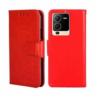 For vivo S15 5G Crystal Texture Leather Phone Case(Red)