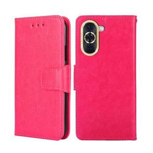 For Huawei Nova 10 Crystal Texture Leather Phone Case(Rose Red)