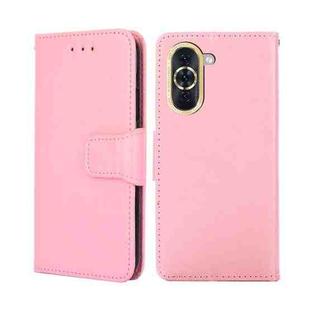 For Huawei Nova 10 Crystal Texture Leather Phone Case(Pink)