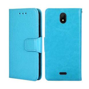 For Nokia C100 Crystal Texture Leather Phone Case(Light Blue)