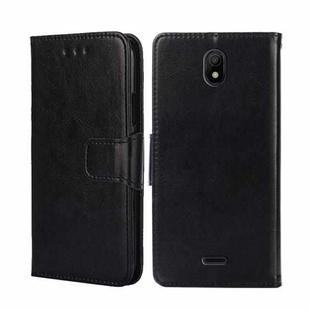For Nokia C100 Crystal Texture Leather Phone Case(Black)