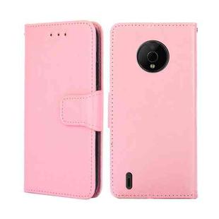 For Nokia C200 Crystal Texture Leather Phone Case(Pink)