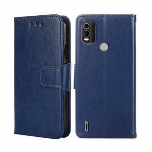 For Nokia C21 Plus Crystal Texture Leather Phone Case(Royal Blue)