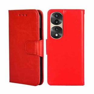 For Honor 70 Pro/70 Pro+ Crystal Texture Leather Phone Case(Red)