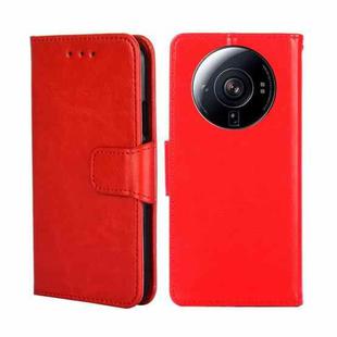 For Xiaomi 12S Ultra Crystal Texture Leather Phone Case(Red)