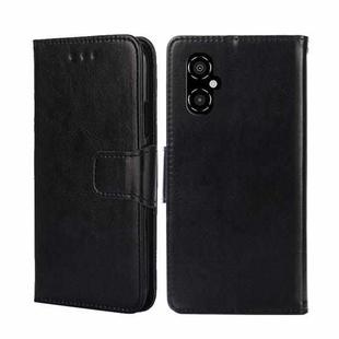 For Xiaomi Poco M4 5G Crystal Texture Leather Phone Case(Black)