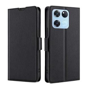 For OnePlus Ace Racing Ultra-thin Voltage Side Buckle Horizontal Flip Leather Phone Case(Black)