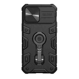 For iPhone 13 Pro Max NILLKIN CamShield Armor Pro Phone Case with Ring Holder (Black)