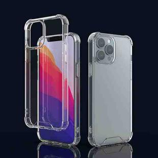 For iPhone 13 Pro Four-corner Airbag Anti-fall Phone Case (Transparent)