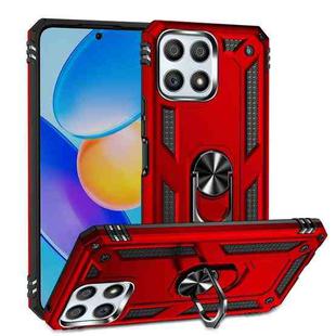 For Honor Play6T Pro / X8 / X30i Shockproof TPU + PC Phone Case with 360 Degree Rotating Holder(Red)