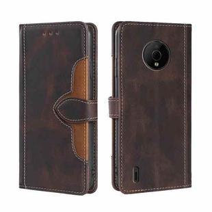For Nokia C200 Skin Feel Magnetic Buckle Leather Phone Case(Brown)