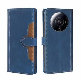 For Xiaomi 12S Ultra Skin Feel Magnetic Buckle Leather Phone Case(Blue)