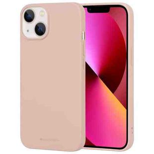 For iPhone 14 GOOSPERY SOFT FEELING Liquid TPU Phone Case (Light Pink)