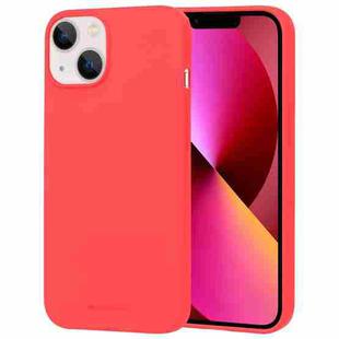 For iPhone 14 Plus GOOSPERY SOFT FEELING Liquid TPU Phone Case (Red)