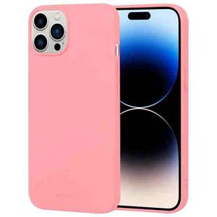 For iPhone 14 Pro GOOSPERY SOFT FEELING Liquid TPU Phone Case(Pink)