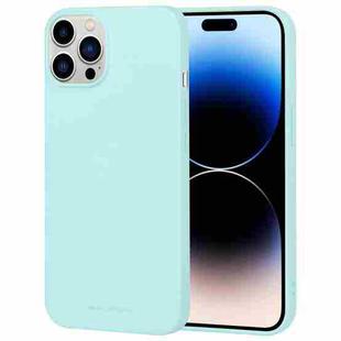 For iPhone 14 Pro Max GOOSPERY SOFT FEELING Liquid TPU Phone Case (Mint Green)