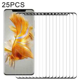 25 PCS 3D Curved Edge Full Screen Tempered Glass Film For Huawei Mate 50 Pro / Mate 50 RS Porsche Design