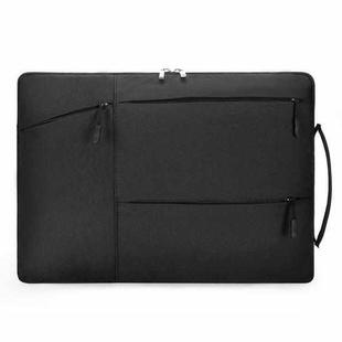 C310 Portable Casual Laptop Handbag, Size:13-13.3 inch(Black)