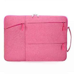 C310 Portable Casual Laptop Handbag, Size:15.6-17 inch(Pink)