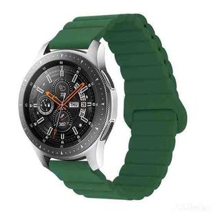 For Xiaomi Haylou Smart Watch 2 LS02 / RS4 / RS4 Plus Reverse Buckle Magnetic Silicone Watch Band(Green)