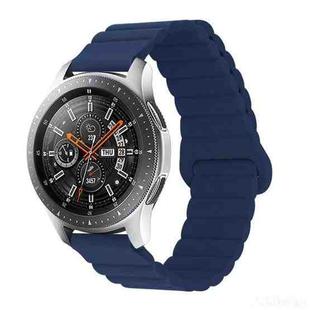 For Xiaomi Haylou Smart Watch 2 LS02 / RS4 / RS4 Plus Reverse Buckle Magnetic Silicone Watch Band(Midnight Blue)