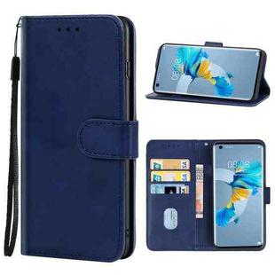 For Huawei Mate 50 Leather Phone Case(Blue)
