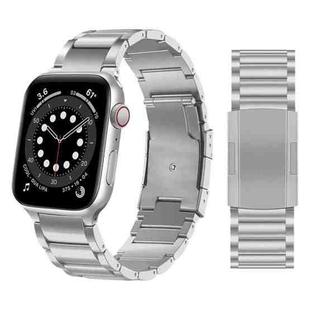 Titanium Alloy Watch Band For Apple Watch Ultra 49mm&Watch Ultra 2 49mm / Series 9&8&7 45mm / SE 3&SE 2&6&SE&5&4 44mm / 3&2&1 42mm(Silver)