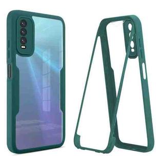For vivo Y20 360 Degrees Full Coverage Phone Case(Green)