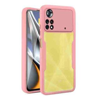 For Xiaomi Poco X4 Pro 5G 360 Degrees Full Coverage Phone Case(Pink)