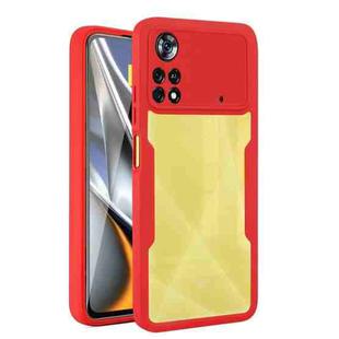 For Xiaomi Poco X4 Pro 5G 360 Degrees Full Coverage Phone Case(Red)