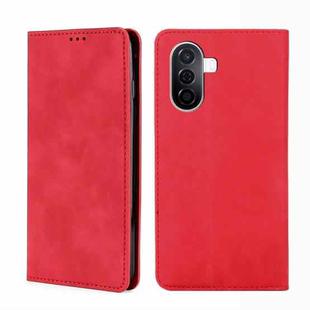 For Huawei Enjoy 50/nova Y70 Plus/Y70 4G Skin Feel Magnetic Horizontal Flip Leather Phone Case(Red)