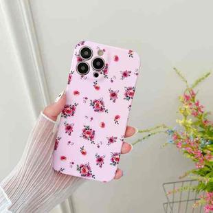 For iPhone 13 Pro Small Floral TPU Phone Case (A)