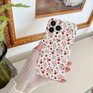 For iPhone 13 Pro Small Floral TPU Phone Case (D)