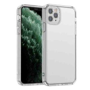 For iPhone 11 Pro Straight Edge Space Shockproof Phone Case (Transparent)