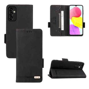 For Samsung Galaxy M13 4G Magnetic Clasp Flip Leather Phone Case(Black)