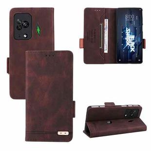 For Xiaomi Black Shark 5 Pro Magnetic Clasp Flip Leather Phone Case(Brown)