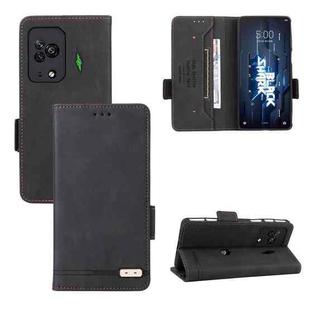 For Xiaomi Black Shark 5 Pro Magnetic Clasp Flip Leather Phone Case(Black)