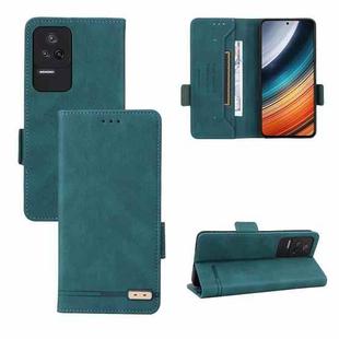 For Xiaomi Redmi K40S 5G / K40S Pro 5G / Poco F4 Magnetic Clasp Flip Leather Phone Case(Green)