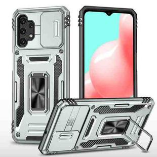 For Samsung Galaxy A32 5G Armor PC + TPU Camera Shield Phone Case(Grey)