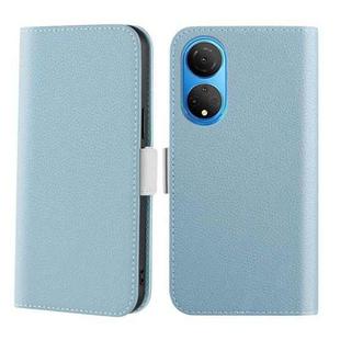 For Honor X7 Candy Color Litchi Texture Leather Phone Case(Light Blue)