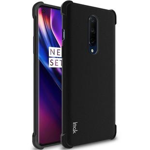 For OnePlus 8 IMAK All-inclusive Shockproof Airbag TPU Protective Case, with Screen Protector(Matte Black)