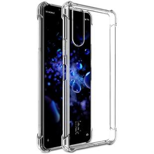 For Sony Xperia 10 II IMAK All-inclusive Shockproof Airbag TPU Protective Case, with Screen Protector(Transparent)