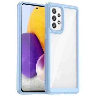 For Samsung Galaxy A73 5G Colorful Series Acrylic + TPU Phone Case(Blue)