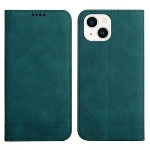 For iPhone 13 mini Strong Magnetic Leather Case (Green)